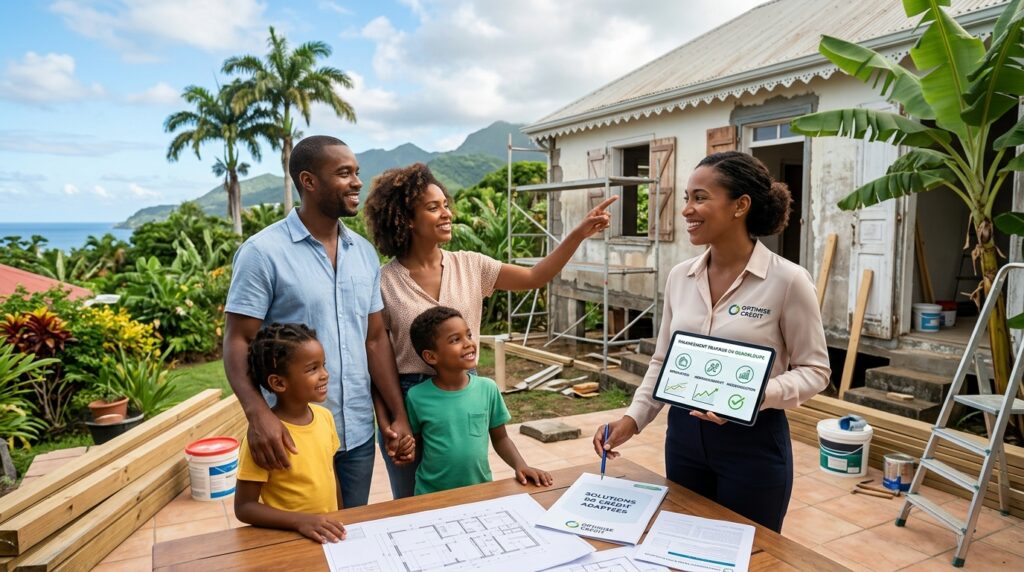 Financer des travaux en Guadeloupe : pourquoi faire appel à Optimise Crédit pour votre prêt travaux